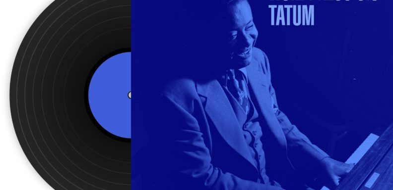 Image of Art Tatum on an album cover with the title, "Code is Poetry"